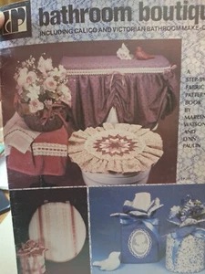 Toilet Cover Basket Bathroom Boutique Fabric Pattern Book Leaflet Lynn Paulin - Picture 1 of 6