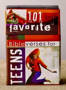 101 Favorite Bible Verses for Teens Cards Set!!! Fun! BRAND NEW in BOX & SEALED! - Picture 1 of 4