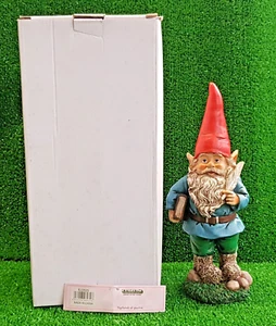 Rien Poortvliet Originale Gnomo Olandese "Huk con Libro e Penna" Zambiasi 822825 - Imagen 1 de 10