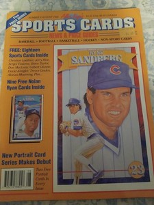 Allan Kaye’s August 1992 Sports Cards News & Price Guides Ryne Sandberg Cover