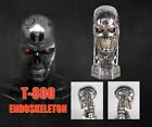 Terminator Arnold T2 T800 1:1 Endoskelett Schädel Büste Statue LED Augen Harz Modell