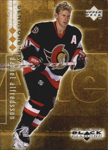 1998-99 (SENATORS) Black Diamond Triple Diamond #61 Daniel Alfredsson /1000
