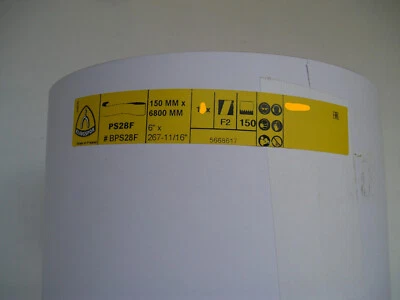 KLINGSPOR Schleifband Langband 150 x 6800 mm Schleifpapier Korn 150