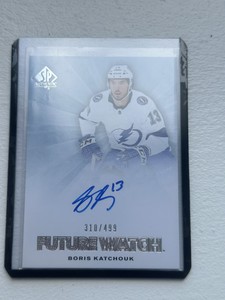 2021-22 SP Authentic Boris Katchouk Lightning Future Watch AUTO RC /999 #CCU