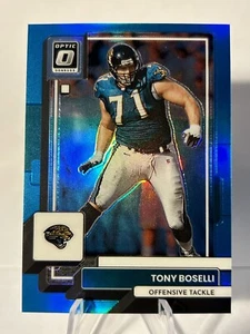 2022 DONRUSS OPTIC #93 TONY BOSELLI AQUA PRIZM /299 JACKSONVILLE JAGUARS HOF - Picture 1 of 2