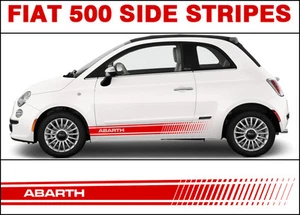 Calcomanía a rayas laterales Fiat 500 500c pegatinas gráficos logotipo premium de Arbath - Imagen 1 de 1