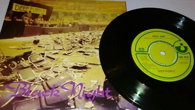 Deep Purple Black Night - P/s UK 7" vinyl single record HAR5210 HARVEST 1980 - Image 1 of 4