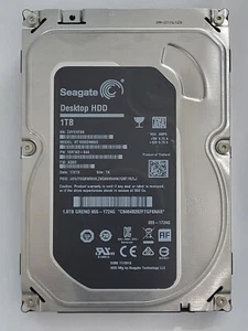 ST1000DM003, SN: Z4Y, TK, PN: 1ER162-044, FW: AQ03, 17213, Seagate 1Tb 3.5" HDD - Imagen 1 de 2