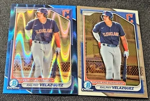 2024 Bowman Draft Chrome Blue /150 Ralphy Velazquez Refractor Rookie #BCP-29 - Picture 1 of 2