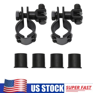 Estriberas de carretera de 1" y 1,25" soportes abrazaderas para Harley Sportster Softail - Imagen 1 de 8