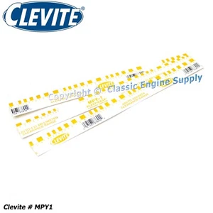 3 Pieces of Clevite Yellow Plastigauge Measures .009-.020" .23 mm-.50 mm - Picture 1 of 5