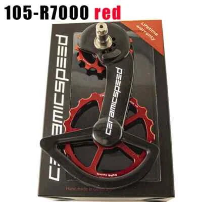 Ruedas guía desviador trasero neumático de fibra de carbono cortavientos para bicicletas de carretera Foto 1 de 4