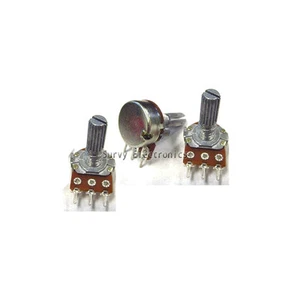 5 pcs 10K ohm Linear Taper Rotary Potentiometer Panel pot B10K New - Picture 1 of 1