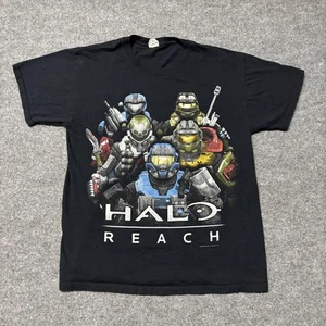 Halo Reach Shirt Herren Large schwarz 2010 Microsoft Xbox Gaming Grafik Tee T-Shirt - Bild 1 von 10