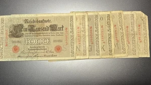 Ein Tausend Reichsmark 21. April 1910 - Bild 1 von 2