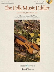 The Folk Music Fiddler Violin 24 Solos Around the World Sheet Music Book CD - Picture 1 of 1