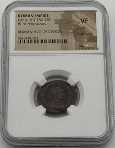 🔥 Carus (AD 282-283) BI Aurelianianus Roman Empire – NGC Ancients - Picture 1 of 2
