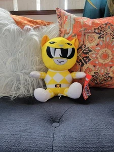 Power Rangers Yellow 10” Plush Toy Factory Doll Figure Hasbro - Picture 1 of 4