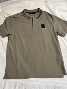 Psycho Bunny Poloshirt Herren XL braun mit schwarzem Logo Baumwolle Preppy Mesh 1XL - Bild 1 von 13
