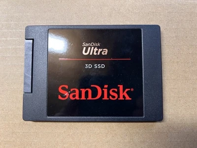 SanDisk Ultra 3D (SDSSDH3-500G) 500GB 2.5" SSD - Schwarz - Bild 1 von 3