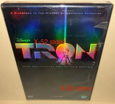 Disney Tron 1 DVD classic 80s 20th Anniversary Edition Jeff Bridges David Warner Foto 1 de 4