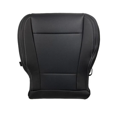 For Ford F250 F350 Super Duty 2017-2022 Driver Bottom Leather Seat Cover Black - Изображение 1 из 4