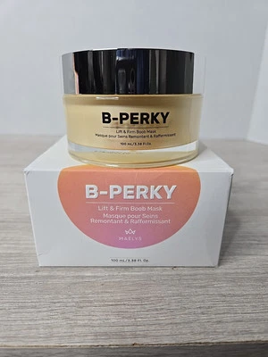 MAELYS B-Perky Lift & Firm Boob Mask Nuevo en Caja Abierta Tamaño Completo 3.38 OZ Foto 1 de 4