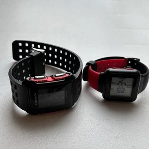 Armitron Pro Sport Men's 408177 Chronograph Black Red AND M1215A Digital Watches - Picture 1 of 10