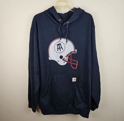 Carhartt Barstool Sudadera Deportiva con Capucha Para Hombres XL Azul Sudadera Fútbol Calce Suelto FUNCIONA Foto 1 de 4