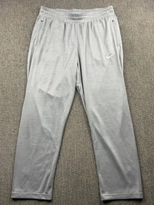 Nike Herren XXL Strick Warm Up Jogginghose Pull On Zip Ankle Basketball Grau - Bild 1 von 8