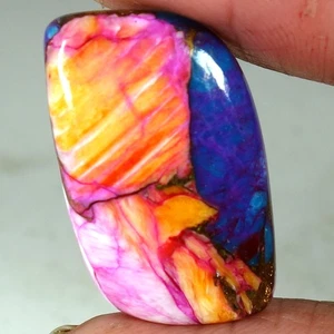 Ostra espinosa natural de 17,65 quilates Arizona turquesa cabina de lujo piedras preciosas 27x17x05 mm - Imagen 1 de 3