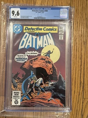 Detective Comics #508 CGC 9,6 página blanca DC Comics 1981 Batgirl/Supergirl respaldo Foto 1 de 4