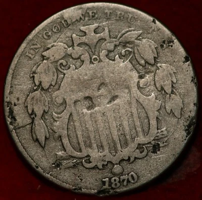 1870 Philadelphia Mint Shield Nickel - Image 1 of 2