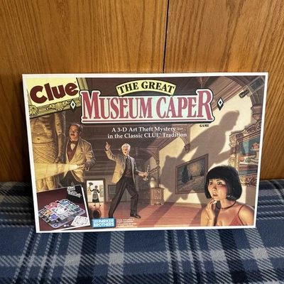 1991 Parker Brothers 3-D CLUE The Great Museum Caper Board Game - Complete - Image 1 of 4