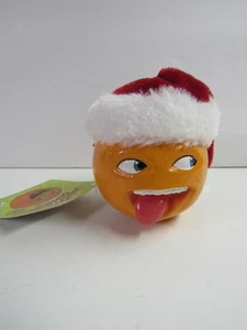 Nuovo Kurt Adler fastidioso arancione in cappello di Babbo Natale che sporge lingua ornamento AO1211 - Foto 1 di 4