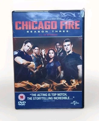 Chicago Fire Season 3 DVD 2015 US Firefighters Drama Series - 6 Disc Set  - Image 1 of 4