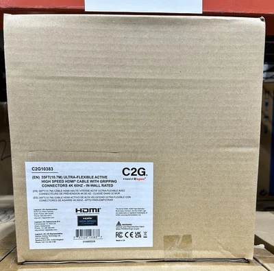 C2G 10383 35 ft C2G Performance Series Ultra Flexible Activo Alta Velocidad HDMI Foto 1 de 4