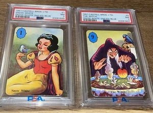 Castell Snow White #1 & The Witch 1951 PSA 7 ¡¡¡Juego de cartas casi como nuevo!!! RARO!! - Imagen 1 de 4