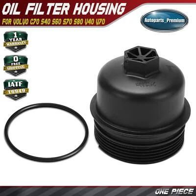 Oil Filter Housing Cap for Volvo C70 1998-2004 S40 S60 S70 S80 V40 V70 XC70 XC90 - Image 1 of 4
