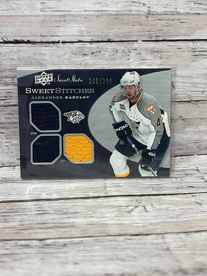 2007-08 Sweet Shot Sweet Stitches Triple Jerseys #SSTAR Alexander Radulov - Image 1 of 1