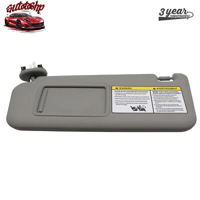 Left Driver Side Sun Visor For Toyota RAV4 2006- 2012 Left Gray Shade Shield Foto 1 de 4