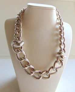 DAMEN HALSKETTE SILBER 925 GRUMET ZWEI KNOTEN - Bild 1 von 5