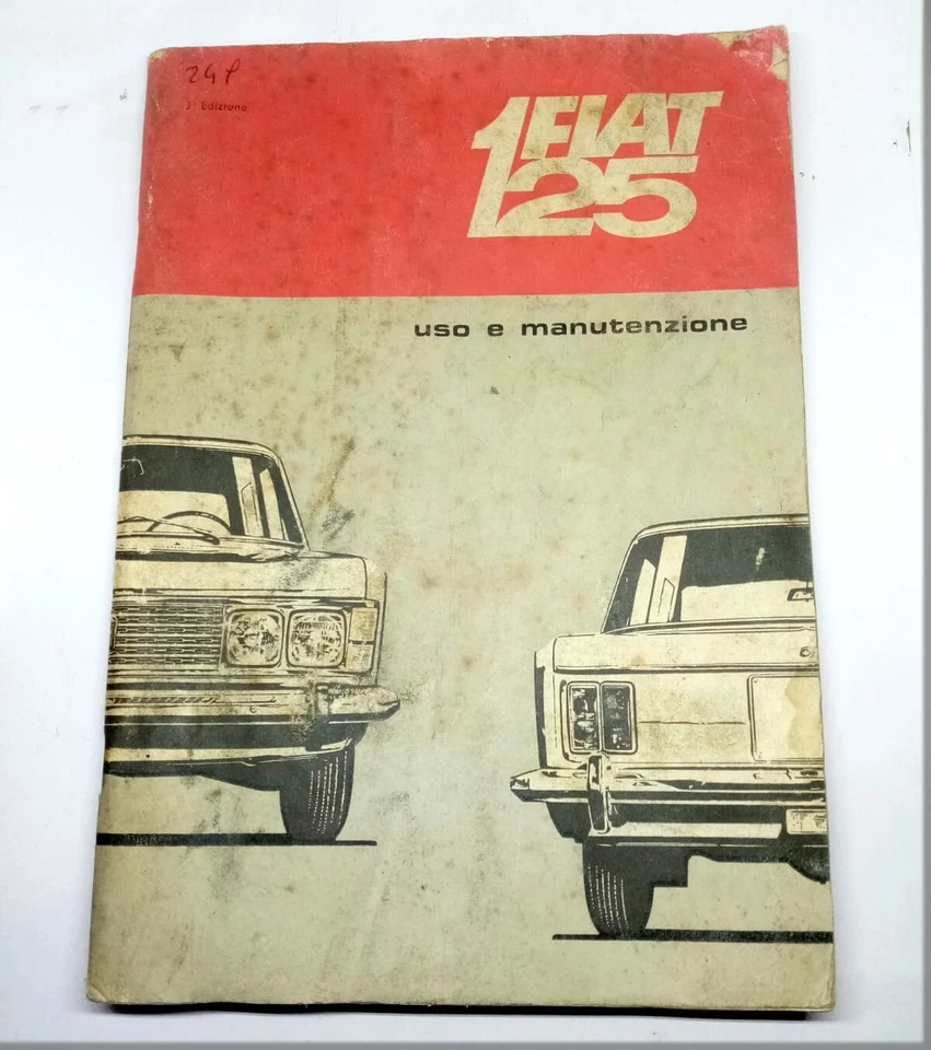 FIAT 125 - LIBRETTO USO E MANUTENZIONE 1967  - Immagine 1 di 1