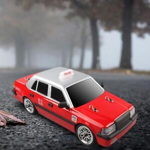 1/16 RC Drift Car 4 Channels Classic Taxi Toy Model for Festivals Birthda