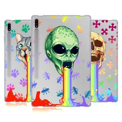 FUNDA HEAD CASE DESIGNS VIBRANTE PUKE GEL SUAVE PARA TABLETS SAMSUNG 1 Foto 1 de 4