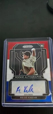 Reiss Knehr autograph 22/50 2022 panini - Image 1 of 2