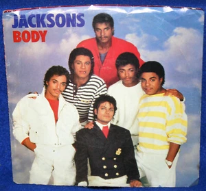 The Jacksons "Body/Intrumental" 1984 45 RPM Epic with Picture Sleeve VG+ - Picture 1 of 3