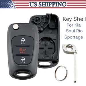 Kia Rio Soul Sportage 2010 2011 2012 2014 2014 abatible llave llavero carcasa - Imagen 1 de 9