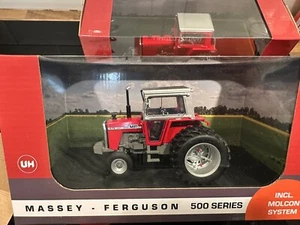 Universal Hobbies Massey Ferguson 575 2wd Tractor With Molcon Dual Wheels - Picture 1 of 1