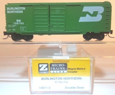 Z MTL 14811-2 40ft Std Box Car Double Door Burlington Northern BN - Image 1 of 4